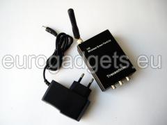 Powerful wireless AV signals transmitter and receiver 2W