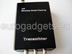 Powerful wireless AV signals transmitter and receiver 2W