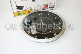 Hidden camera with remote control in a clock