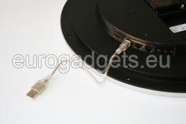 Hidden camera with remote control in a clock