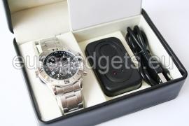 Camera hidden in a wrist watch