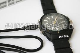 Camera in a waterproof watch with IR backlight