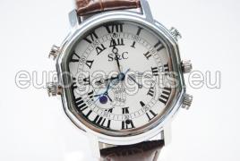 Camera in a watch with leather strap