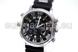 Camera in watch with rubber strap