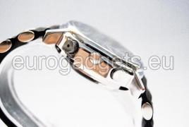 Camera in watch with rubber strap