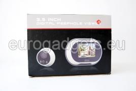 Door peephole with a large screen