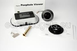 Electronic door peephole spy cam
