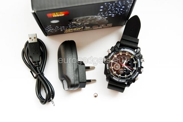 waterproof camera watch
